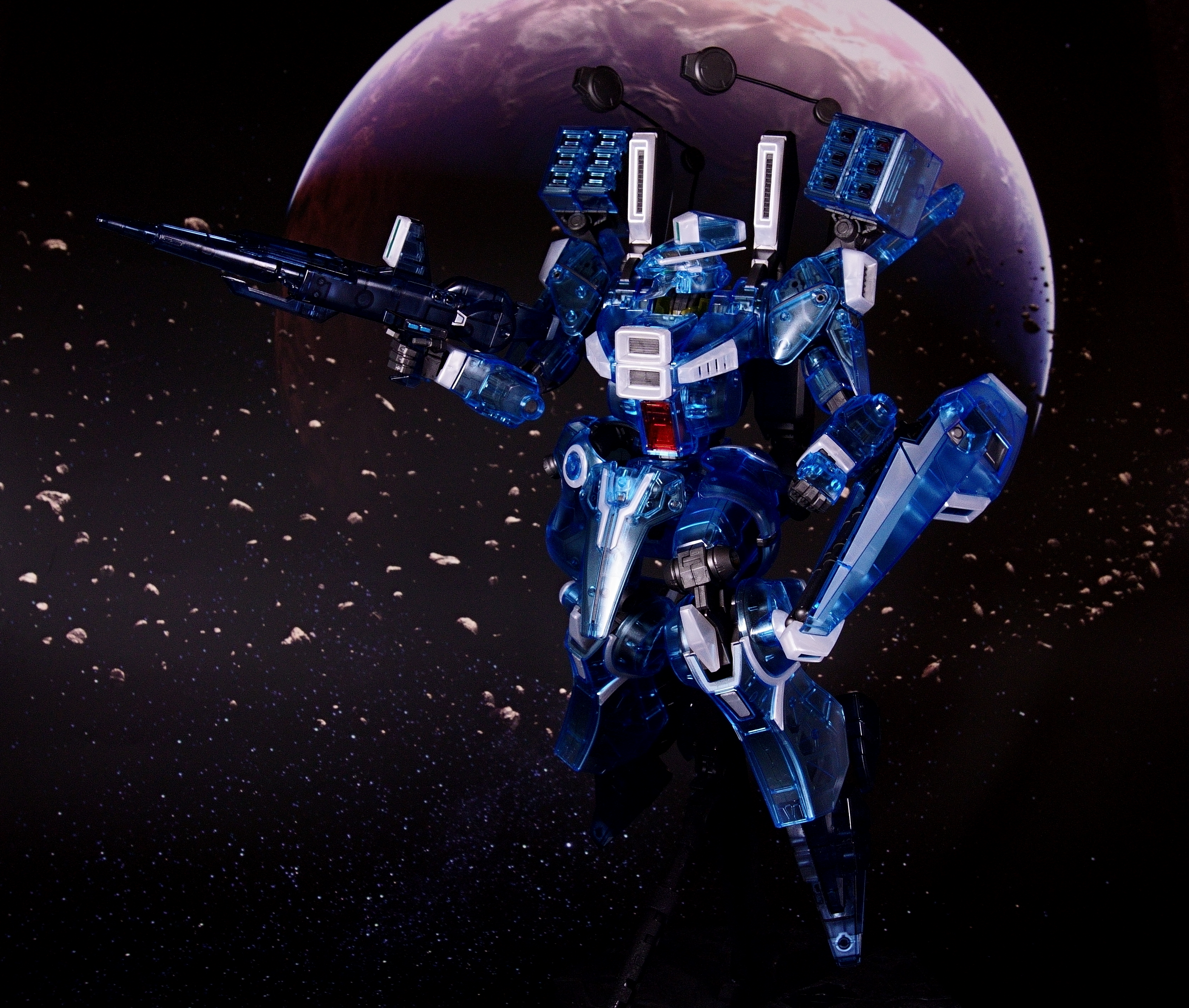 【Vol.15 MG 1/100 Gundam Mk-V [Clear Color]】 Review 2