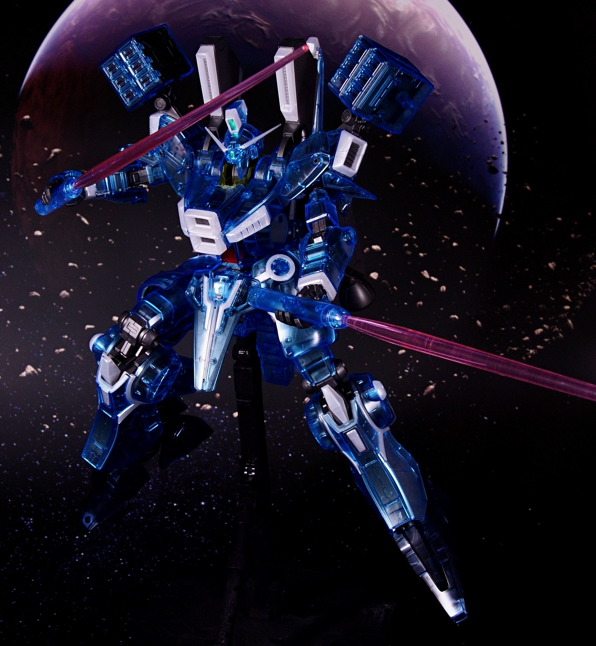 【Vol.15 MG 1/100 Gundam Mk-V [Clear Color]】 Review 7
