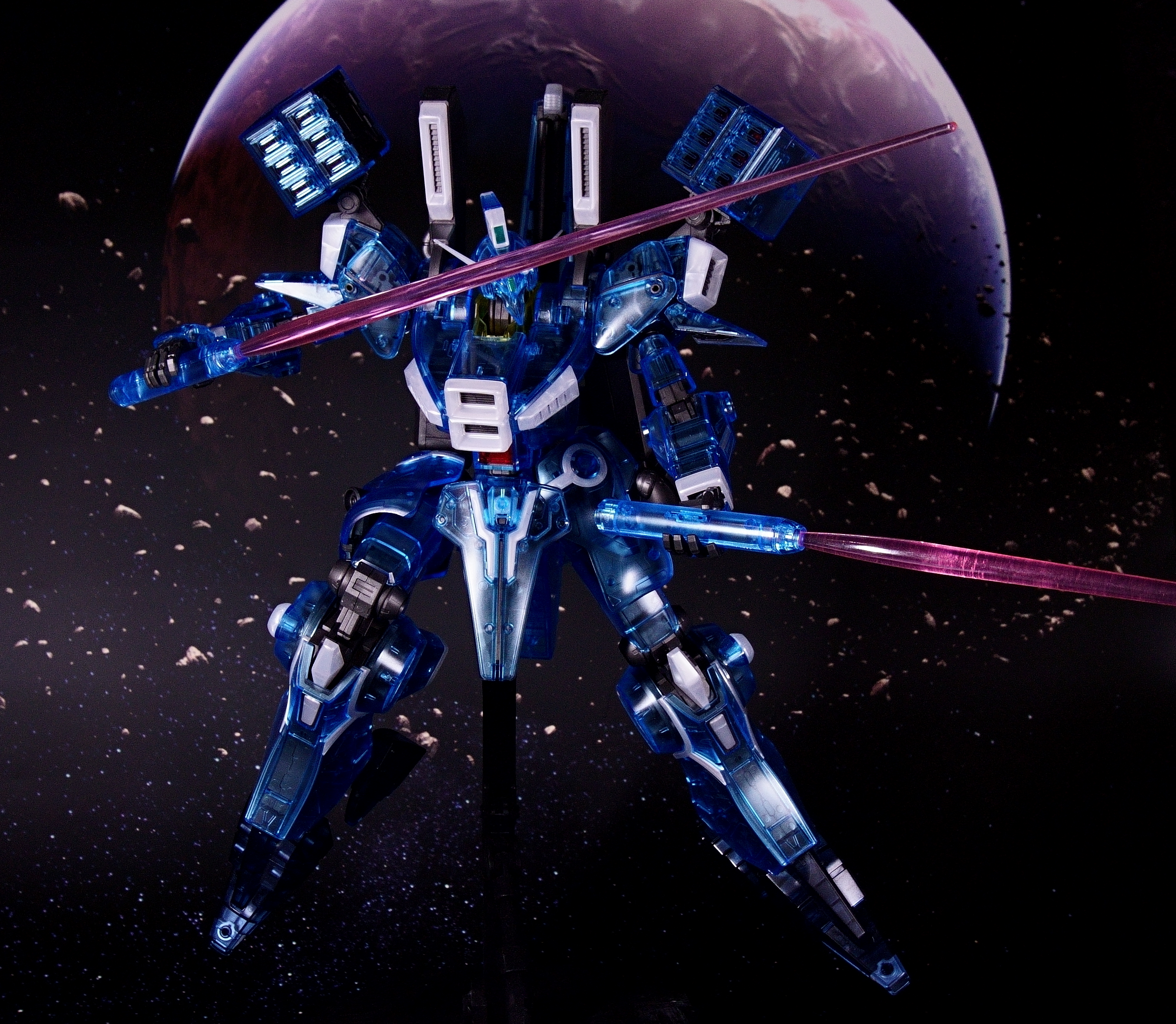【Vol.15 MG 1/100 Gundam Mk-V [Clear Color]】 Review 8