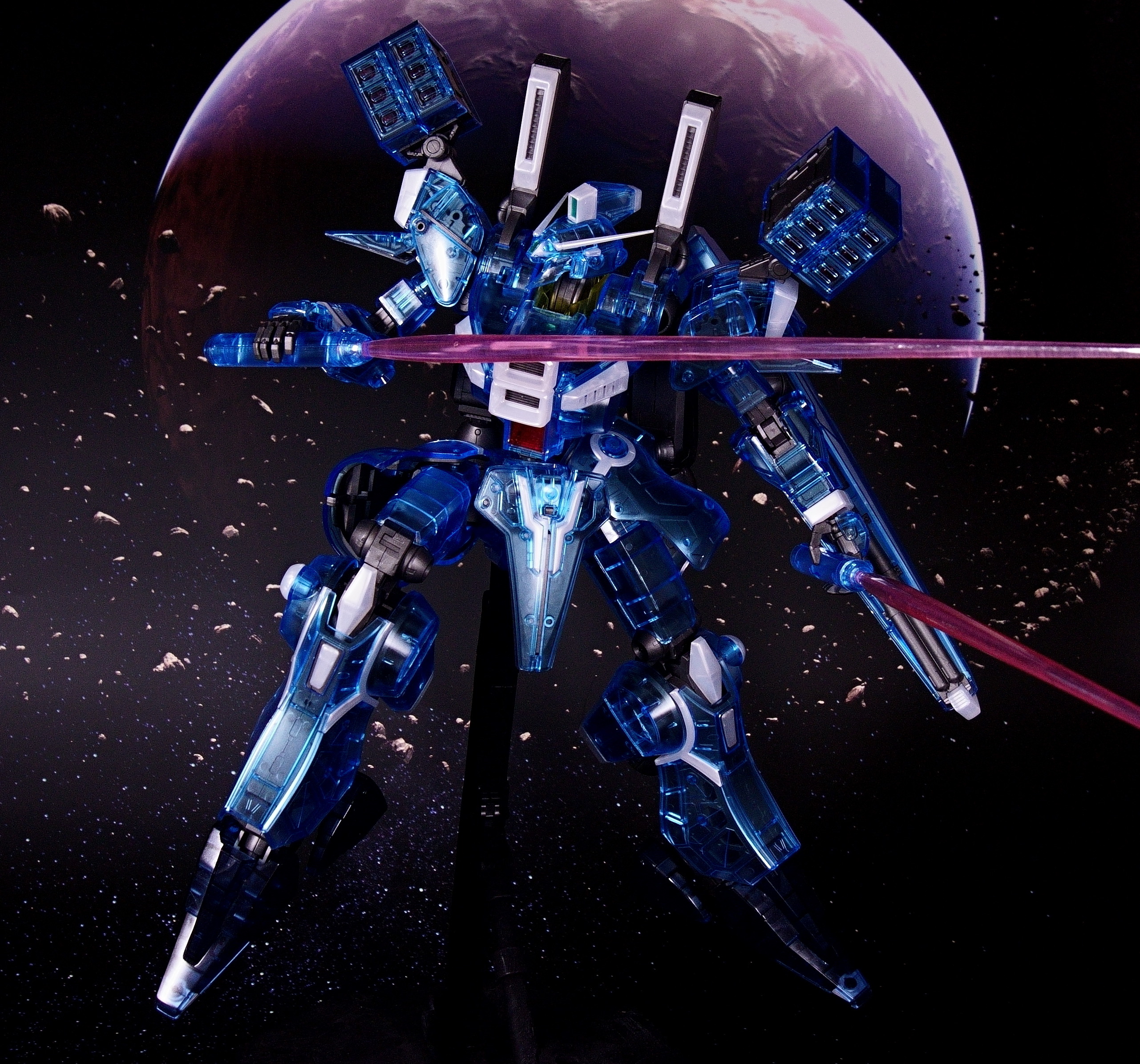 【Vol.15 MG 1/100 Gundam Mk-V [Clear Color]】 Review 10