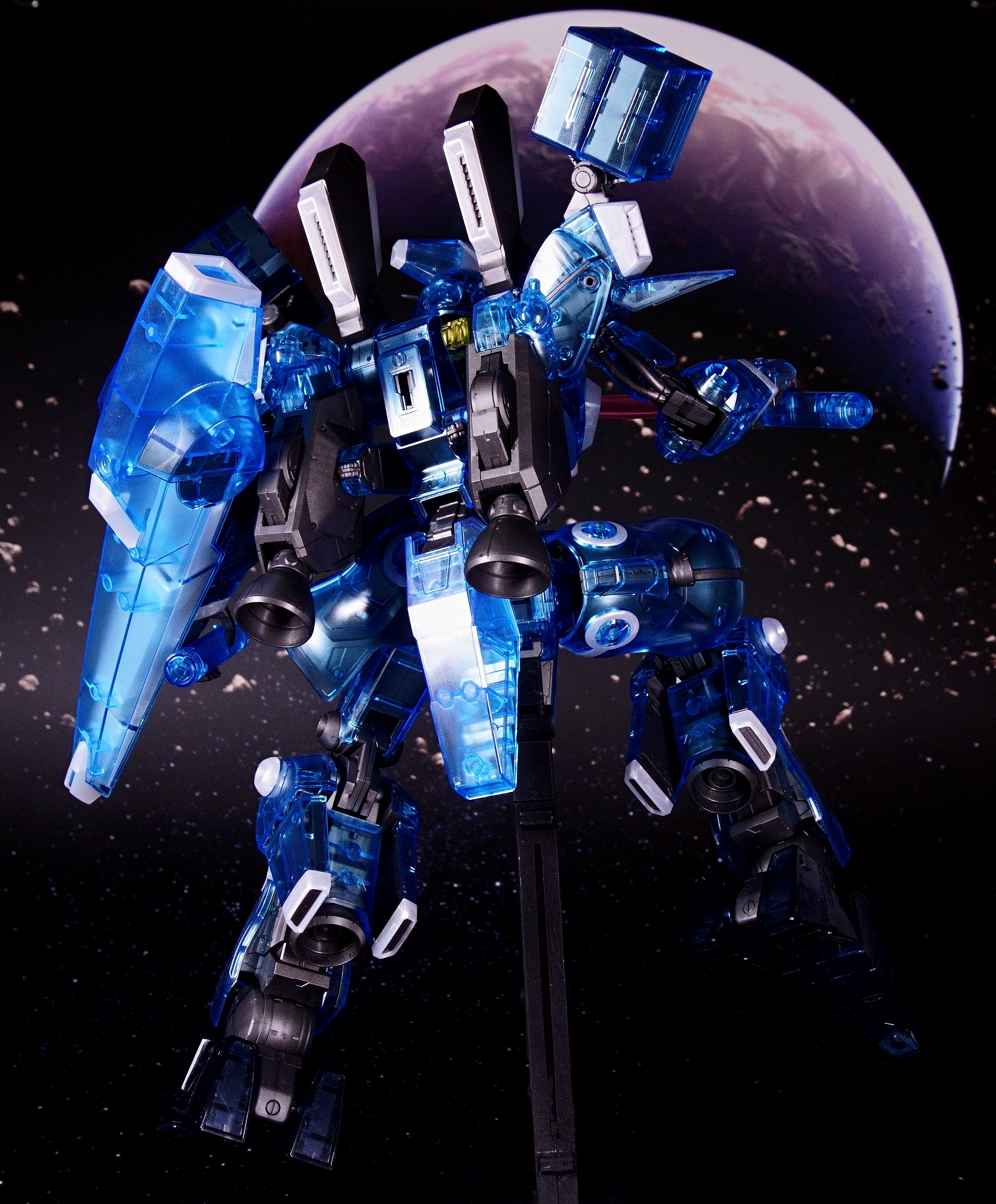 【Vol.15 MG 1/100 Gundam Mk-V [Clear Color]】 Review 11