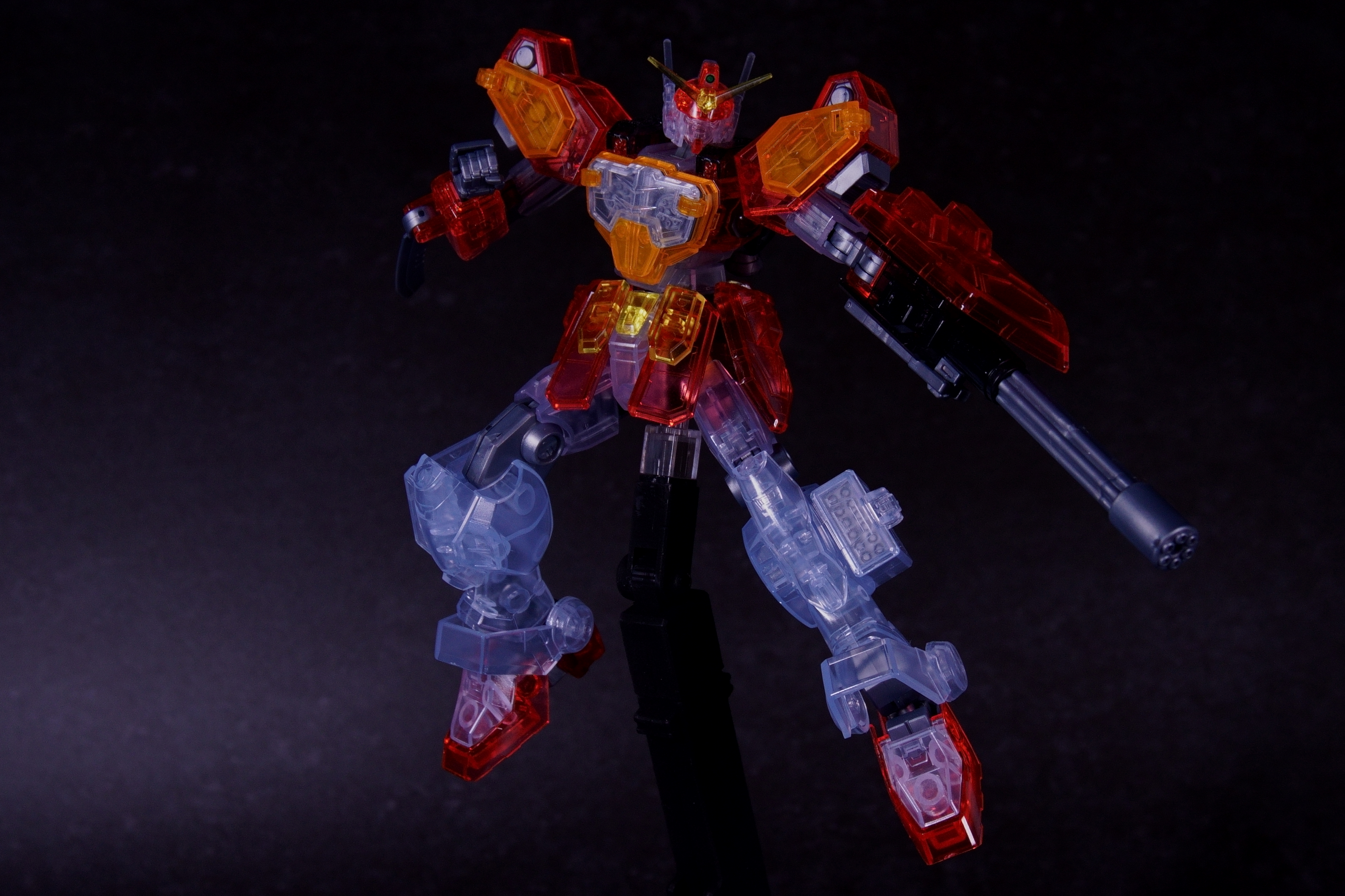 【Vol.19 Gunpla HG 1/144 Gundam Heavyarms [Clear Color]】 Review 2