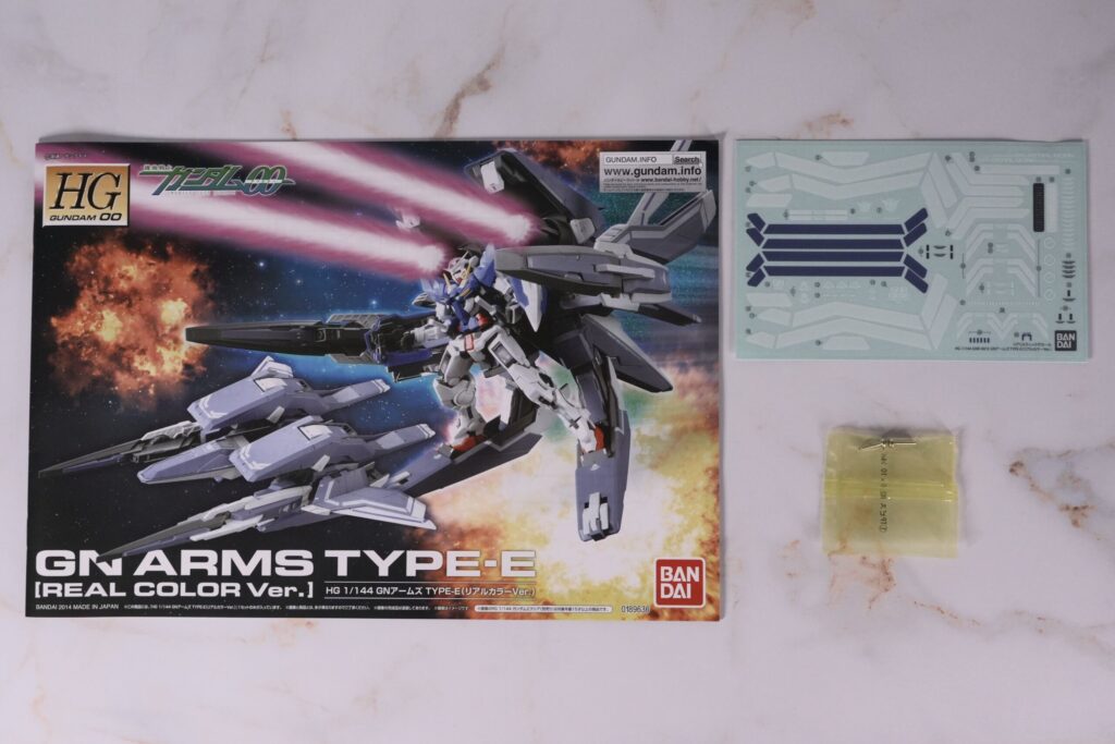【Vol.24 HG 1/144 GN Arms TYPE-E (Real Color Ver.)】 Review