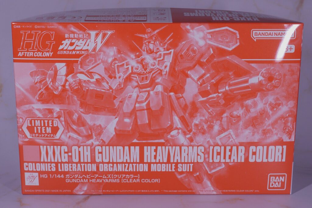 【Vol.19 Gunpla HG 1/144 Gundam Heavyarms [Clear Color]】 Review