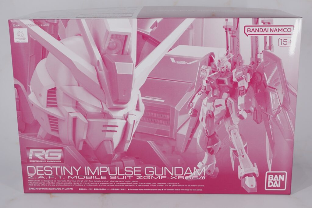 RG 1/144 デスティニーインパルス パッケージ表