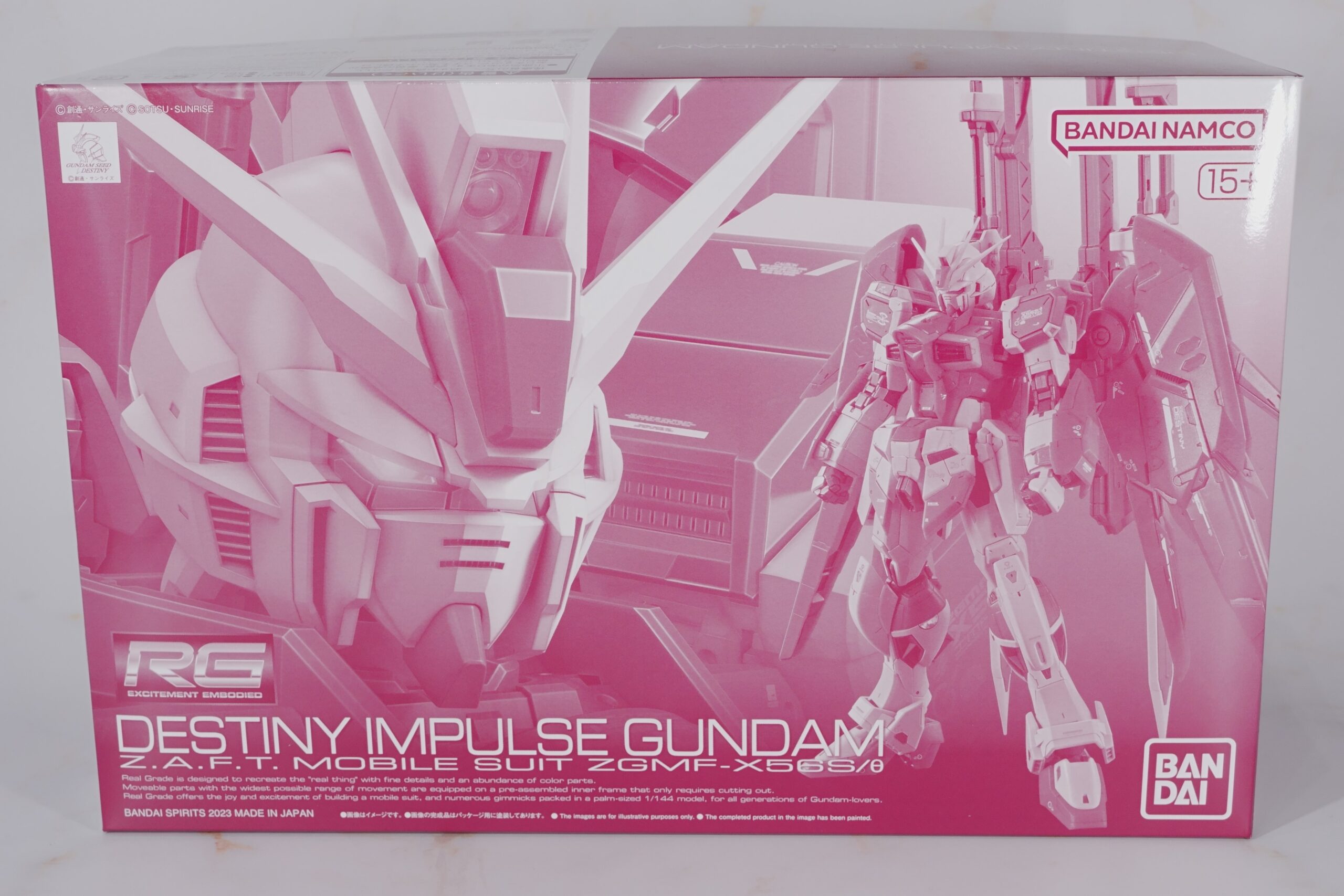 RG 1/144 デスティニーインパルス パッケージ表