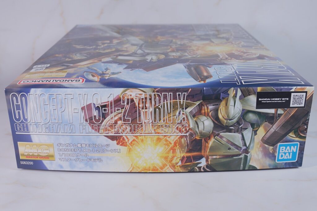 MG 1/100 Concept-X 6-1-2 ターンX パッケージ側面