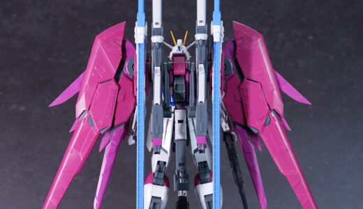 RG 1/144 デスティニーインパルス デスティニーシルエットを展開した完成品 正面